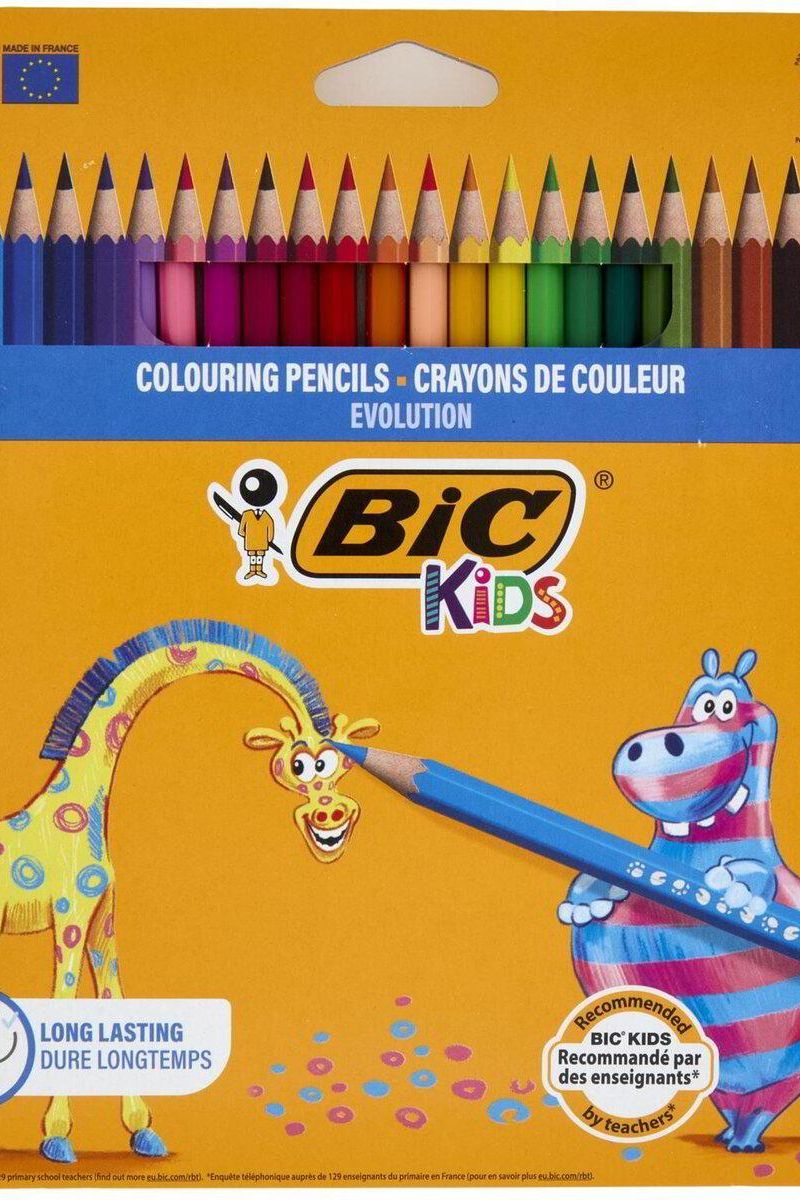 BIC KIDS EVOLUTION 24 MATITE COLORATE