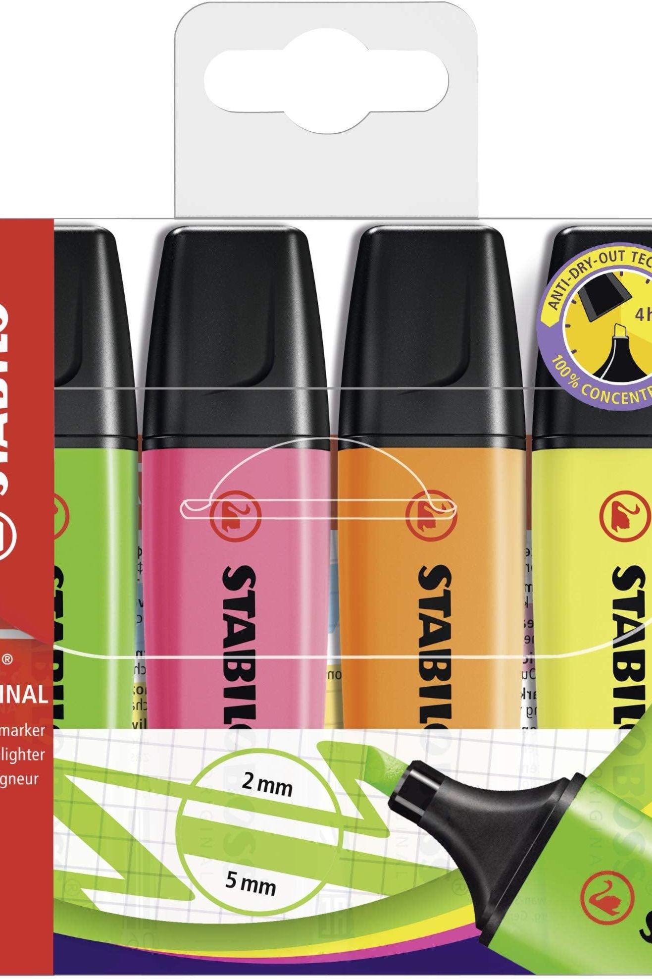 STABILO BOSS ORIGINAL 4 COLORI - CONF. 4PZ