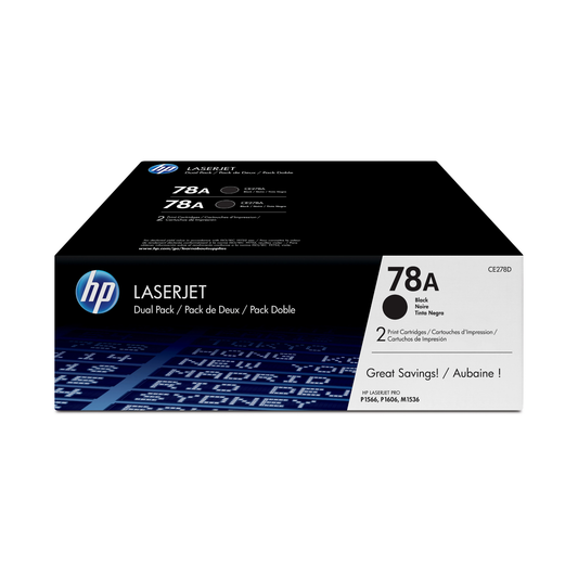 TONER ORIGINALE LASERJET 78A - 2 PACK
