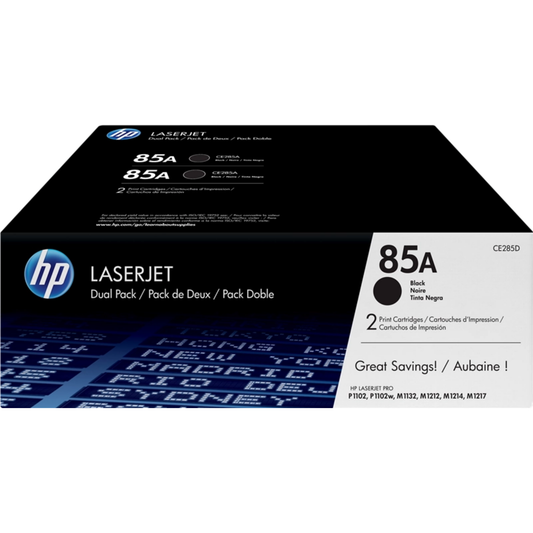 TONER ORIGINALE LASERJET 85A - 2 PACK