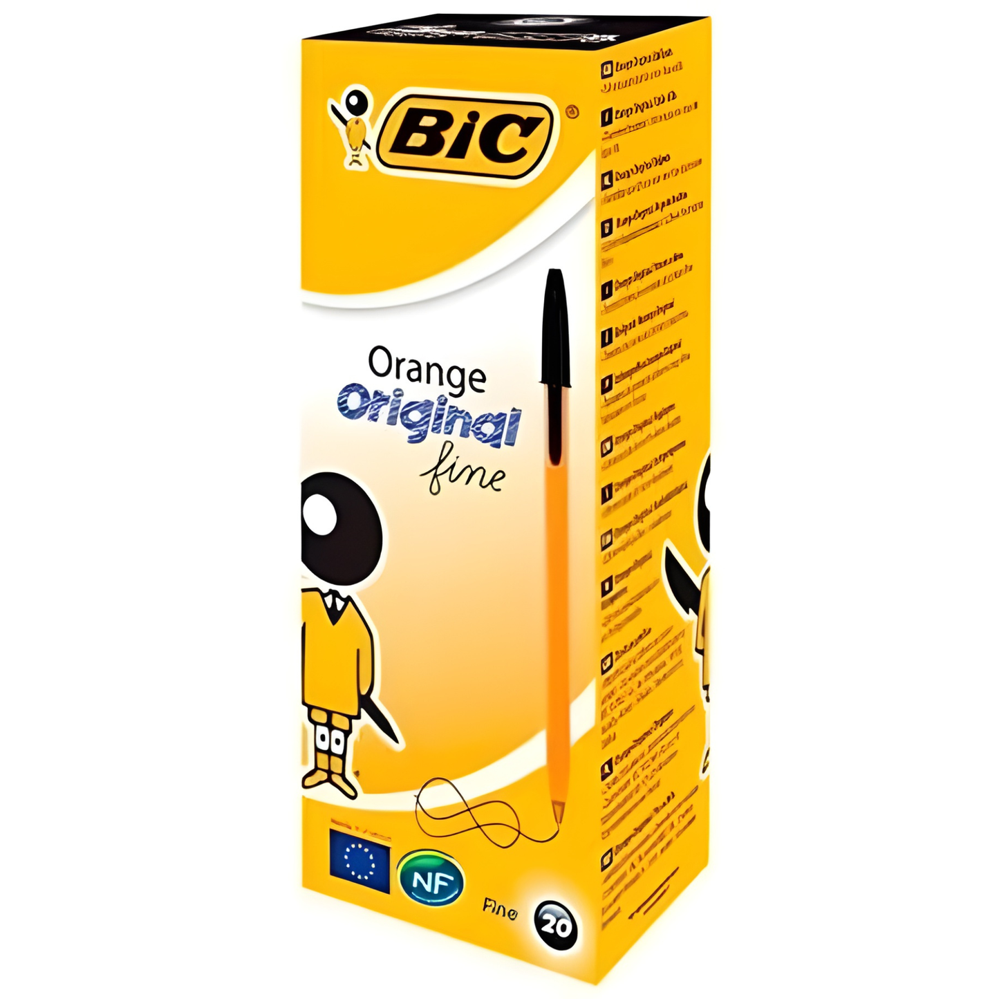 PENNA BIC ORIGINAL FINE NERO - CONF. 20 PZ