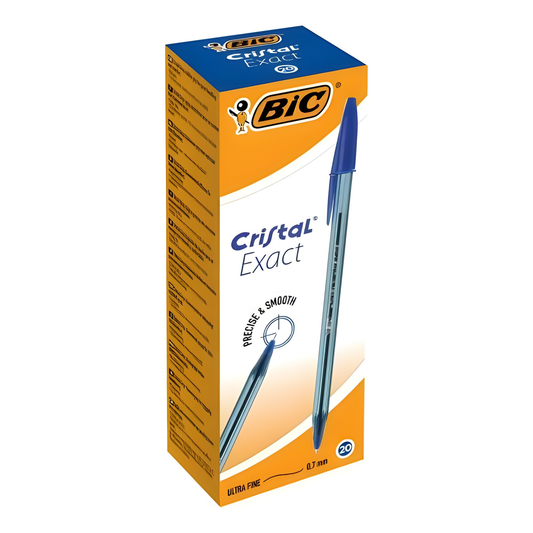 PENNA BIC ORIGINAL CRISTAL EXACT BLU - CONF. 20 PZ.