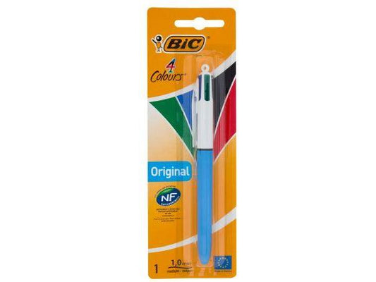 Bic 4 Colori Original Penna a Sfera Retrattile 1.0 mm