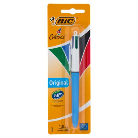 Bic 4 Colori Original Penna a Sfera Retrattile 1.0 mm