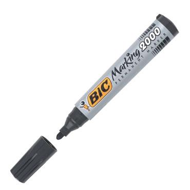 BIC PENNARELLO INDELEBILE NERO - CONF. 12 PZ