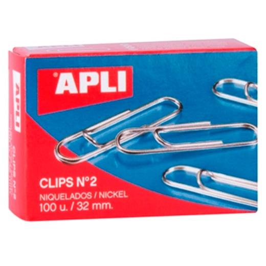 CLIPS N. 2 - 32 MM SCATOLA DA 100 UNITÀ