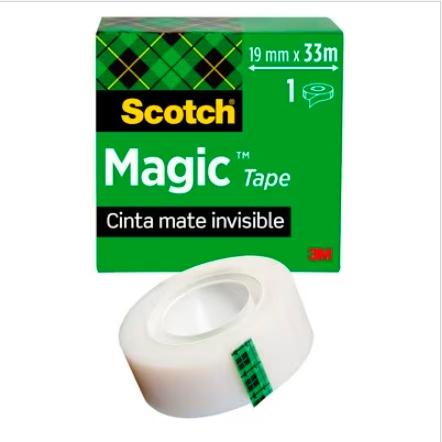 SCOTCH MAGIC NASTRO ADESIVO INVISIBILE 508 ROTOLO 19MM X 33MM