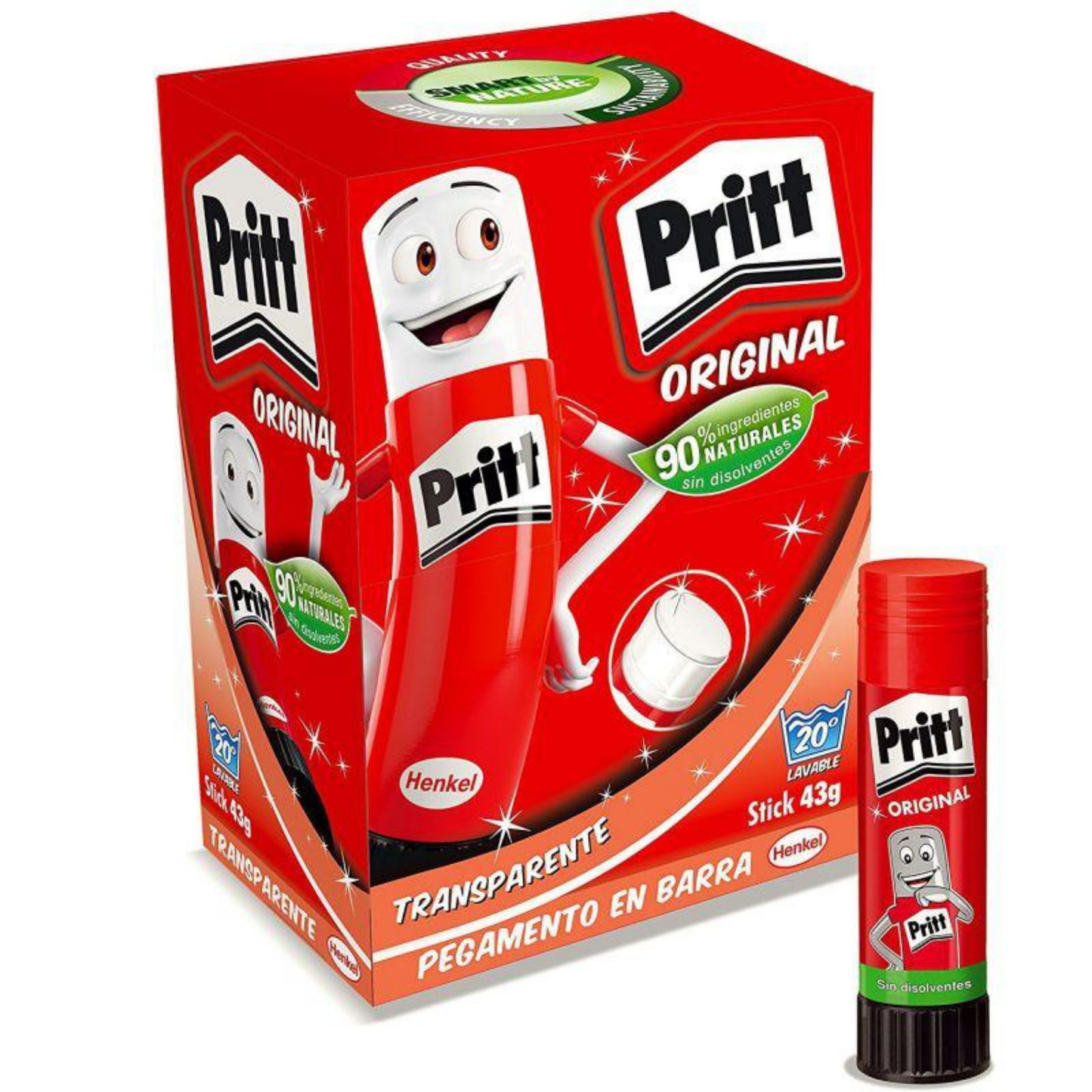 PRITT COLLA STICK 43G SCATOLA 15PZ